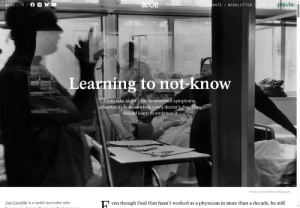 Medicine is uncertain: embracing that makes doctors better | Aeon Essays