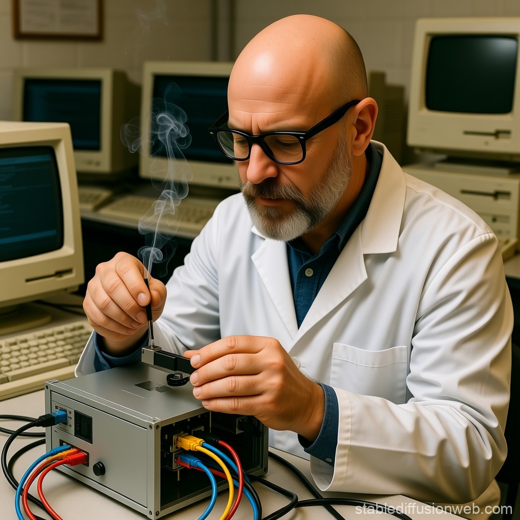 experiment in progress