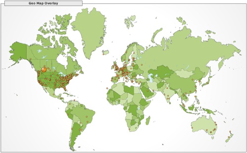 Google Analytics: Map Overlay