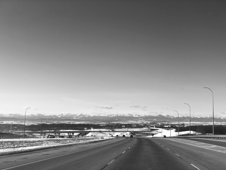 Stoney trail clear to the Rockies