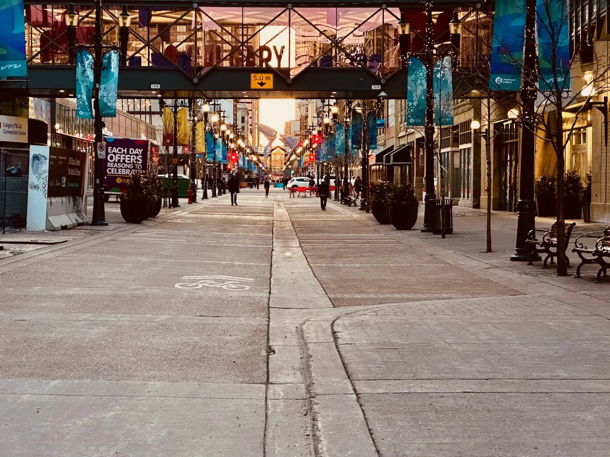 downtowning for a conference