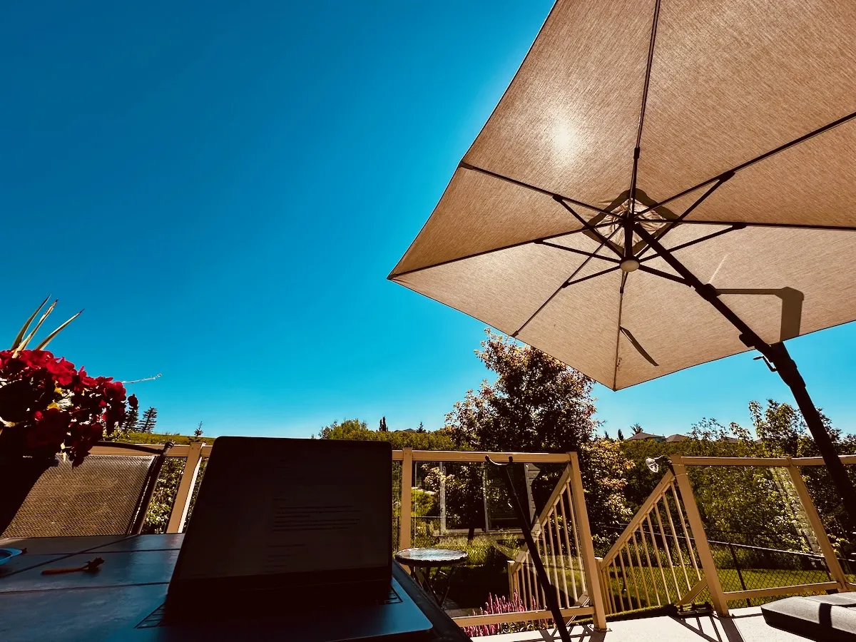 afternoon home office