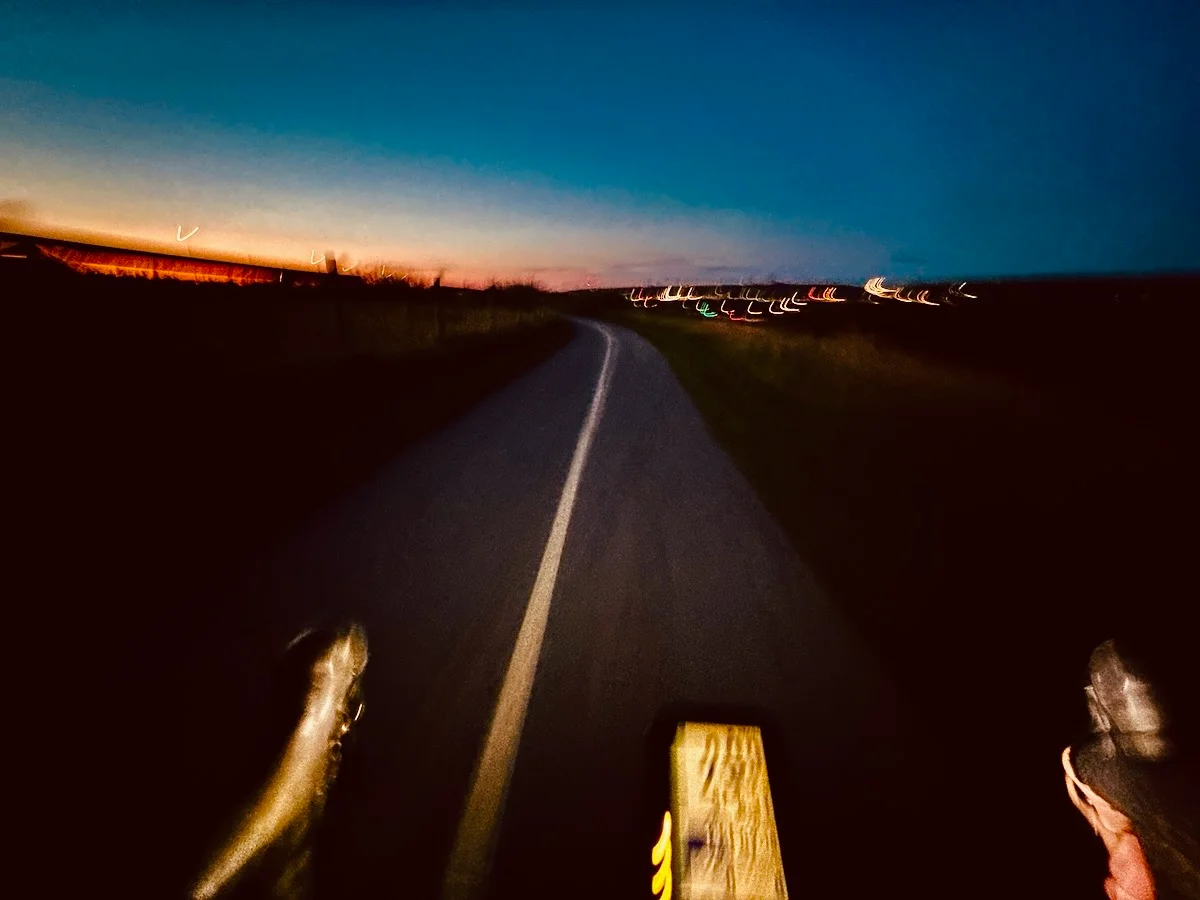 chilly and dark pre dawn switchbacks