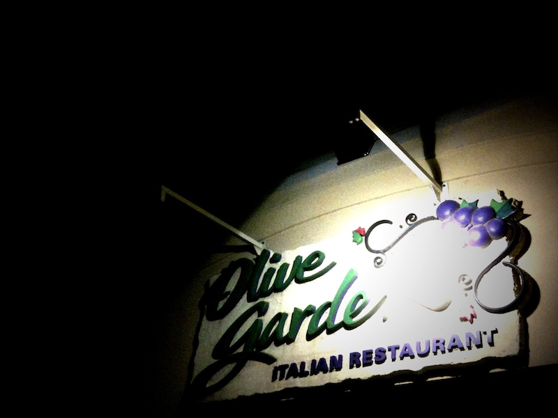 Had a family birthday gathering at the olive garden. nothing that food and alcohol couldnt numbâ€¦
