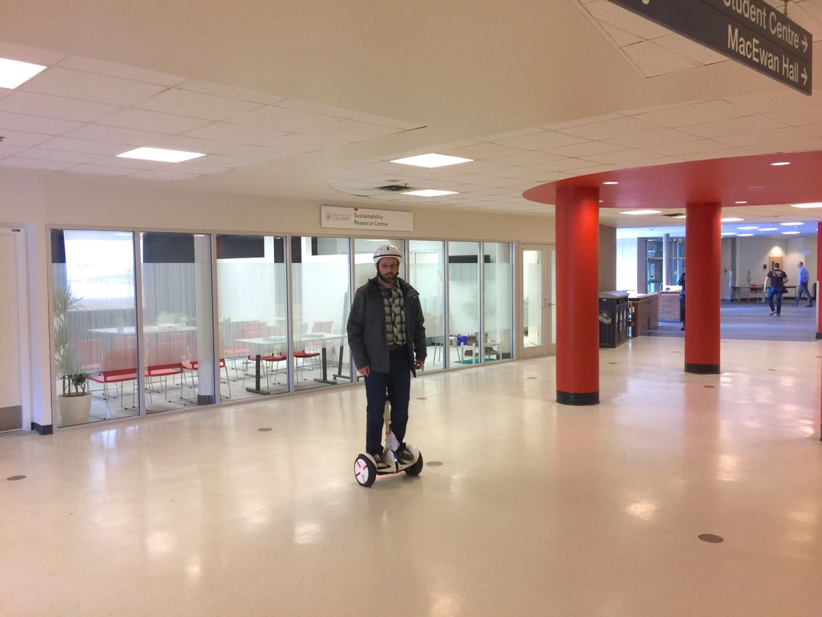 dork on a segway